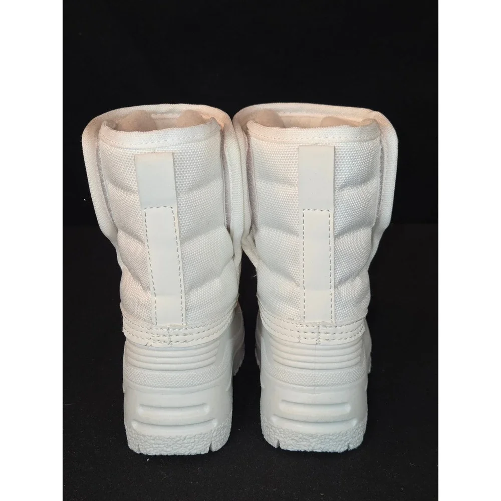 Polo Ralph Lauren Kids White Puffer Snow Boots Size 4‎ Toddler EUR 19